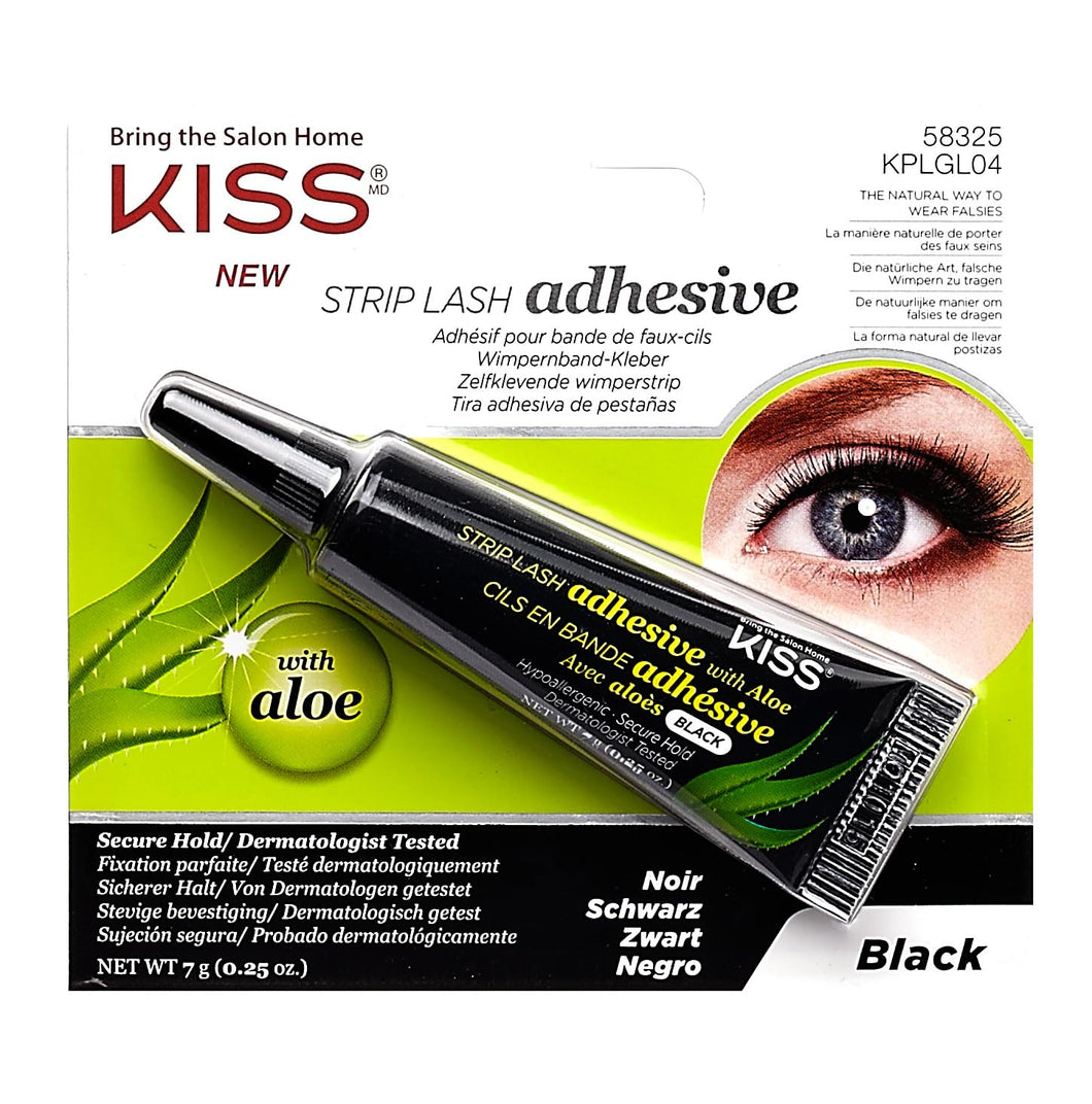 KISS Black Strip Lash Adhesive with Aloe - 7g