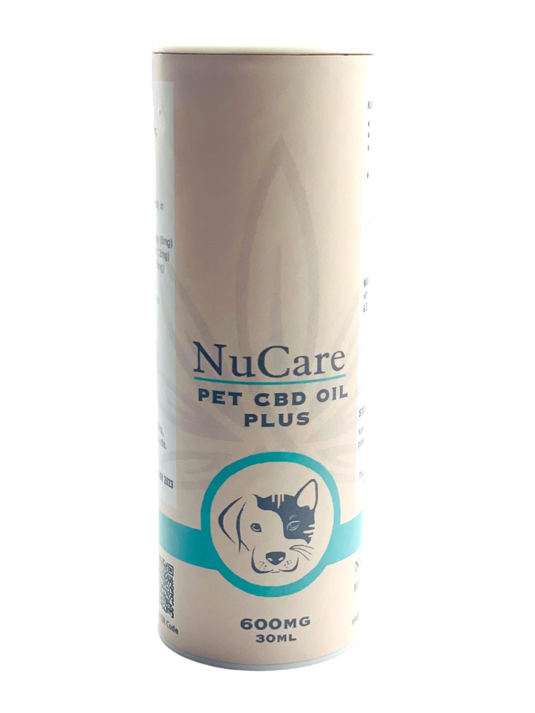 NuCare Pet CBD Oil PLUS 600mg - 30ml
