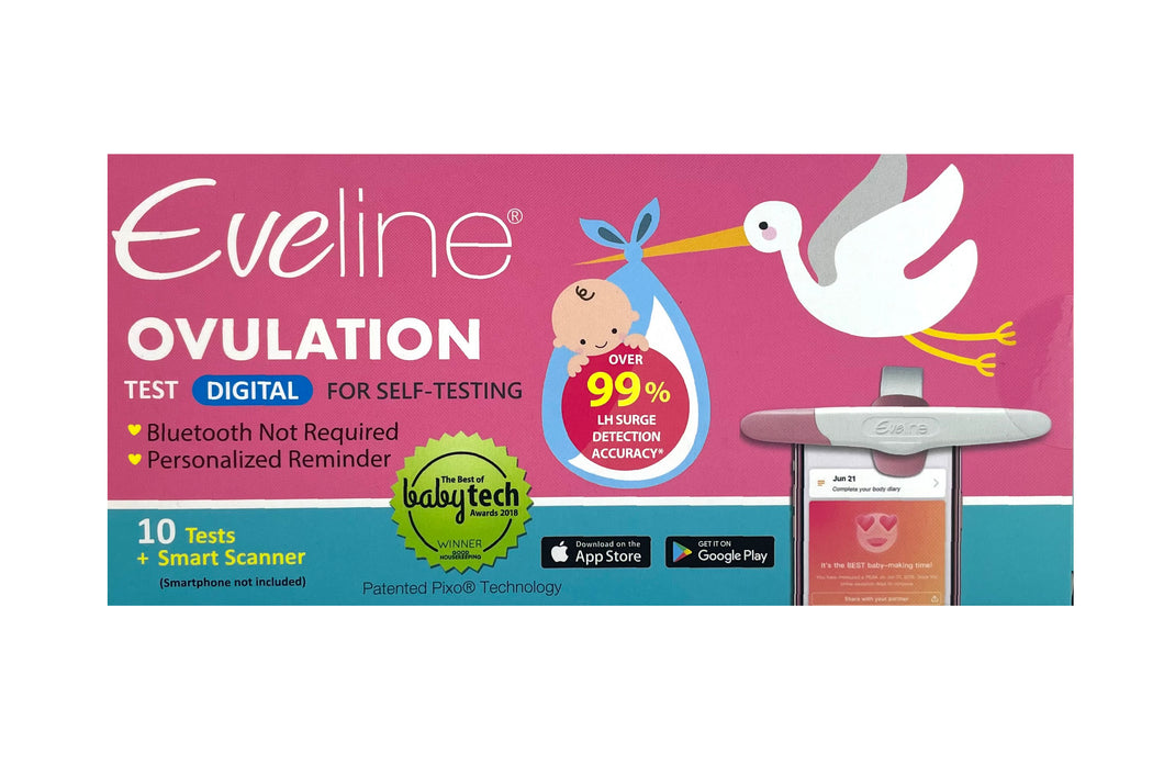 Eveline Ovulation Digital Test - 10 Tests + Smart Scanner