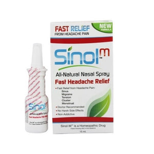 Sinol M Nasal Spray - Headache Relief - Nucare Health Shop 